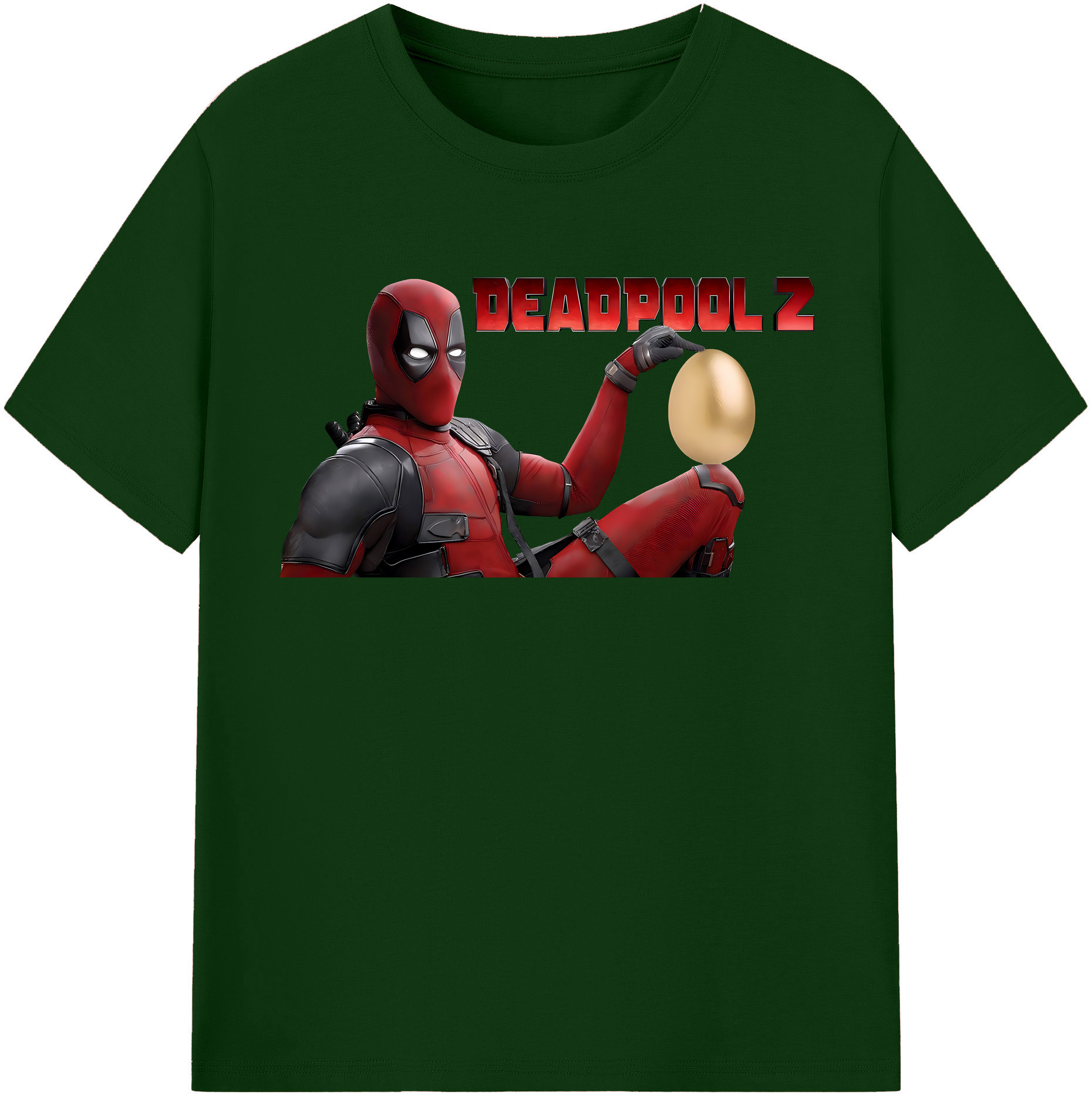 （画像用） Deadpool デッドプール 綿100％半袖Tシャツ（フロントプリント）